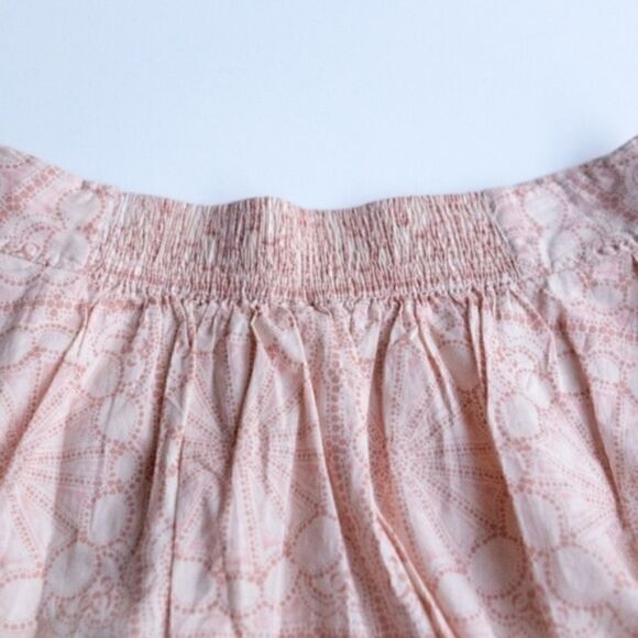 Frenchi Pink Skirt NWOT Pink Floral Pleated Skater Skirt, Size - Medium‎ - Picture 6 of 7